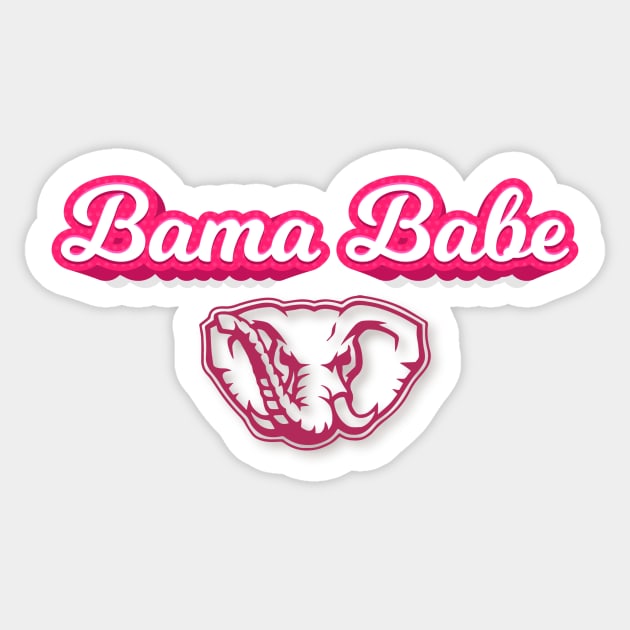 Bama Babes | Alabama University Sticker by OKObjects